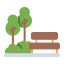 Senior citizen recreation area