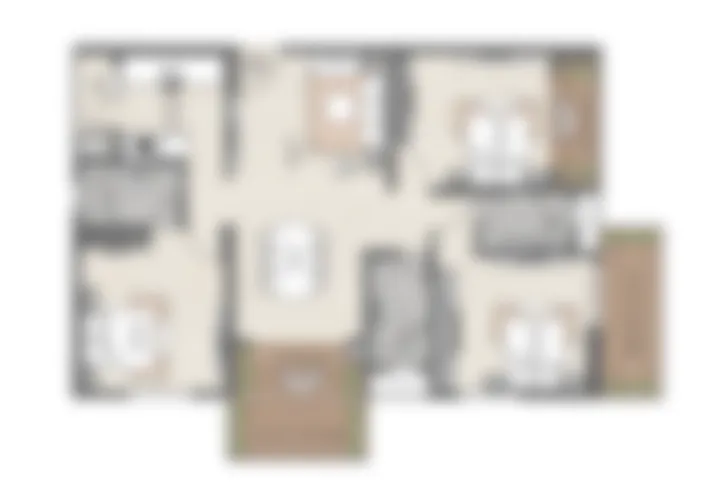 2 BHK floor plan Vinayak 21 Acres New Town Kolkata