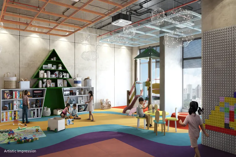 Indoor kids play area