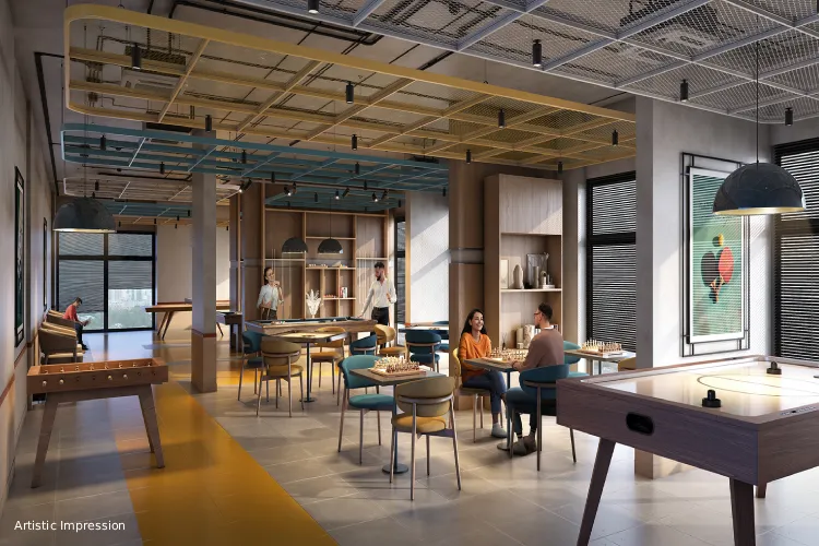 Premium clubhouse with indoor games